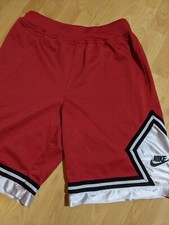 Vintage NIKE Basketball Shorts Chicago Bulls Color way Size Large