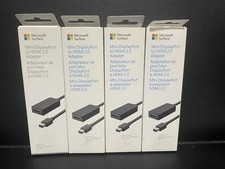 Lot of 4 Microsoft Surface Mini DisplayPort to HDMI 2.0 Adapter Model 1819