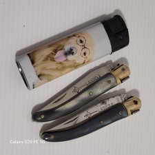 2 Couteaux  Véritable  Laguiole David  " Petit Modèle"