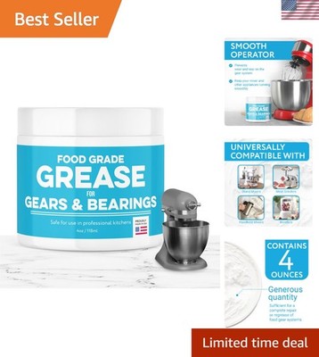4 Oz Food-Safe High-Viscosity Grease - Protect Your Kitchen Appliances with Ease
