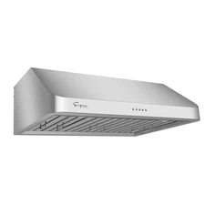 30 In. 500 CFM Ducted under Cabinet Range Hood with Light Permanent Filters Quie