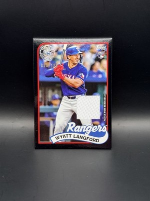 2024 Topps Update Series 1989 Topps Relics Wyatt Langford #89RU-WL /199