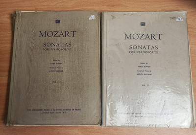 Mozart Sonatas Pianoforte Vol I & II York Bowen ABRSM Music Sheet X2 Classical 