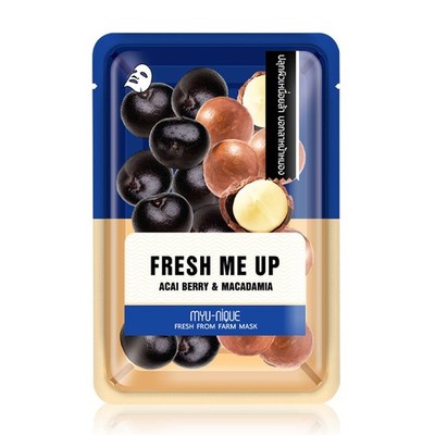 MYU-NIQUE Fresh From Farm Acai Berry & Macadamia Mask 25g