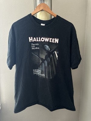 Halloween Horror Movie One Good Scare T Shirt Michael Myers Trick Alive XL
