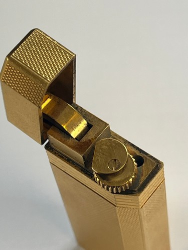 Cartier vintage gold plated pentagon lighter - Picture 4 of 6