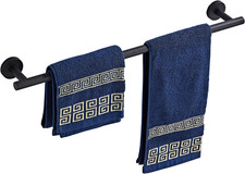 Towel Rail 60CM Matte Black Hand Towel Holder Bar Bathroom Holders for Bathrooms
