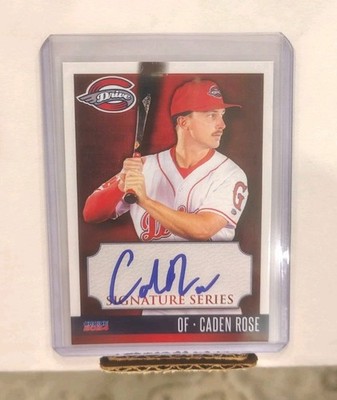 Caden Rose Signed IP 2024 Greenville Drive Minor Rc Rookie Card Auto Red Sox
