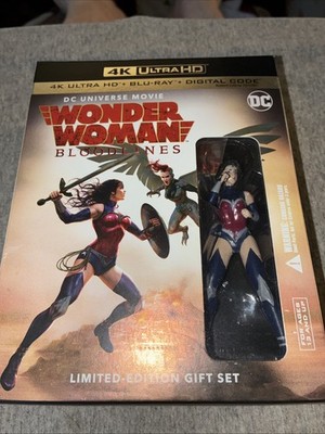 WONDER WOMAN BLOODLINES Gift Set 4K ULTRA HD + BLU-RAY + DIGITAL + ACTION FIGURE