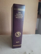 National Geographic Maps With Faux Leather Slip Cover And 14 Different Maps