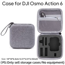 Portable Storage Bag EVA Carry Case for DJI OSMO Action 6 Camera Accessories Box