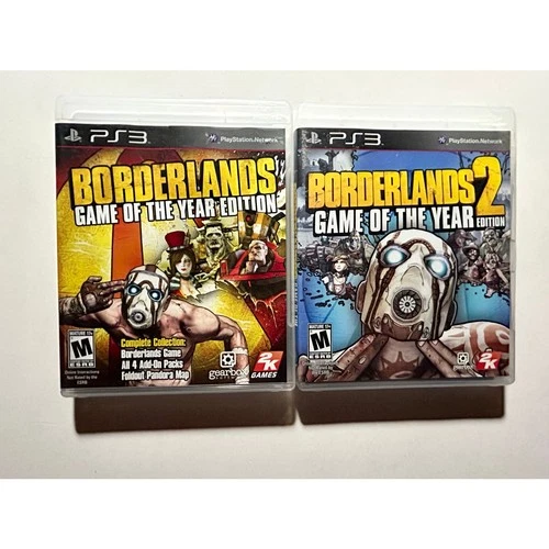 PlayStation 3 PS3 Borderlands Video Game lot🔥Works! Game of the Year