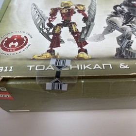 New Lego Bionicle Metru Nui Toa Lhikan & Kikanalo 8811-  Security Seal Intact