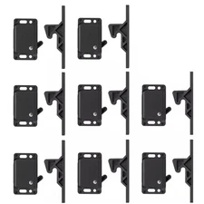 8 Pack Cabinet Door RV Drawer Latches, 8 Pull Force Latch Holder for Home office