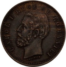 Romania Romania 2 Bani 1900 Copper 2g Original Coin #FIX8