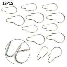 Crochet de rideau de salle de bain crochet ruban outils en acier inoxydable alli