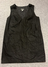 Sag Harbor Woman Black Sleeveless Sheath Dress V-Neck Pockets Plus Size 20W Basi