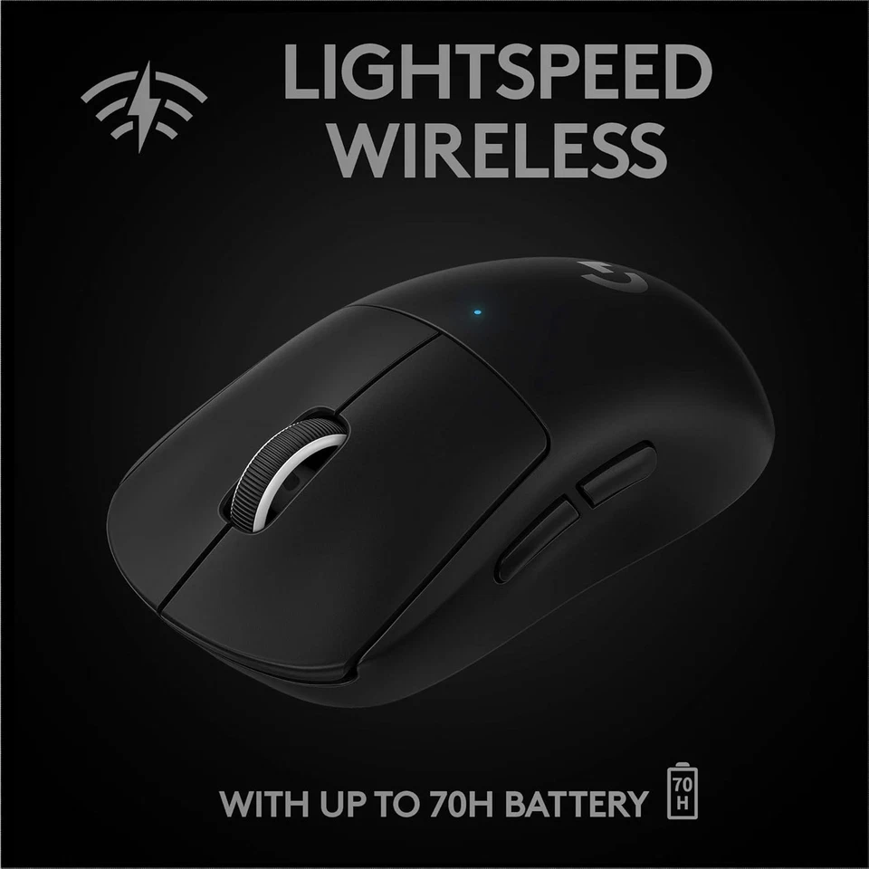 Logitech G PRO X SUPERLIGHT Wireless Gaming Mouse, made for esports Black  - Image 3 of 4