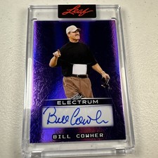 BILL COWHER 2025 LEAF Electrum Purple Auto 4/7 Steelers Coach SSP