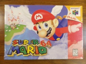 Super Mario 64 - First Print - VGA 85 NM+ Sealed - N64 Nintendo 64 - 1996