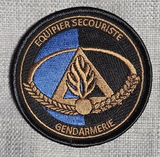 Patch Ecusson Gendarmerie  - Equipier Secouriste