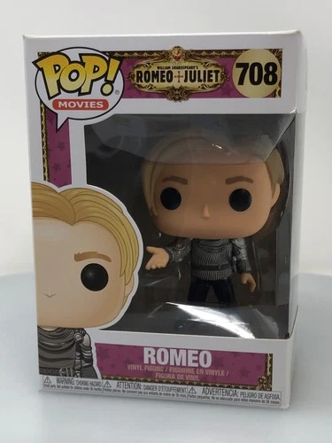 Funko POP! Movies Romeo + Juliet Romeo #708 Vinyl Figure DAMAGED BOX SEE PICS