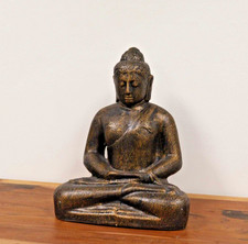 Giant Buddha Statue Ornament Fibre Cement huge metallic / stone look