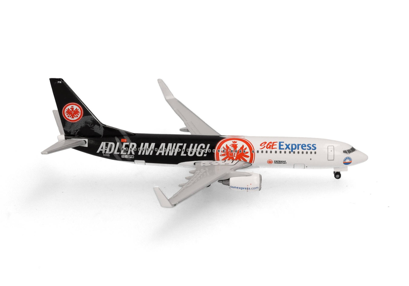 Maquette Boeing 737-800 SunExpress Herpa à l'échelle 1/500 pour collectionneur