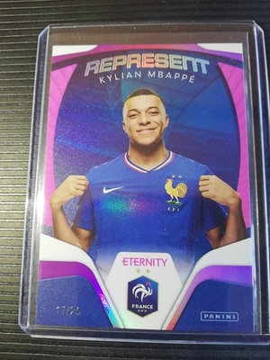25-26 Panini Eternity Bleus Mbappe /25 Magenta Represent Équipe De France  