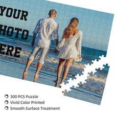 300 Pcs Personalized Puzzle Custom Photo Puzzle with Your Image or Text Gift