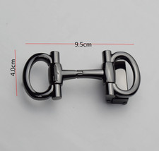 Black Salvatore Ferragamo Unisex Alloy Belt Buckle for 3.5cm leather strap