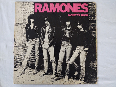 The Ramones - Rocket To Russia LP 1977 Sire SR 6042 G+/G