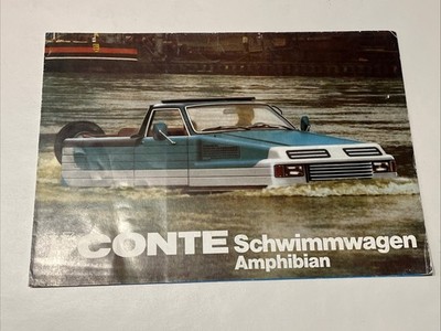 Herzog Conte Schwimmwagen Amphibienwagen Verkaufsprospekt & Technische Daten, deutsch