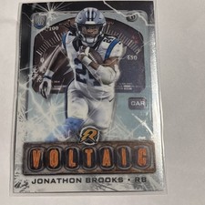 2024 Topps Resurgence - Jonathon Brooks Voltaic #V-14 Carolina Panthers Rookie