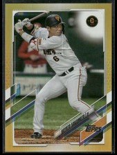 2021 Topps NPB #118 Hayato Sakamoto Gold Rainbow Foil