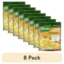 8 pack Knorr No Artificial Flavors Creamy Chicken Pasta Sides, 4.2 oz Regular