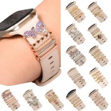 Smartwatch Bracelet Charms For Apple Watch Galaxy Jewelry Rings Decor Clips