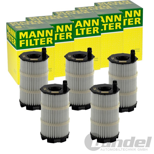 5X Mann-Filter HU 7005 X ÖLfilter MIT Dichtung Filtereinsatz 5-STÜCK!-image