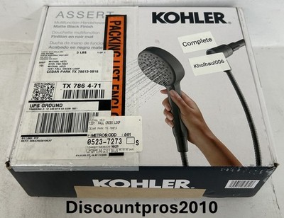 Kohler Assert Multifunction Handshower   Matte Black   1.75 GPM