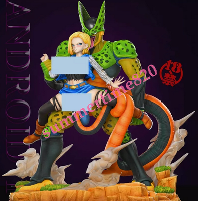 Cell Android 18 Resin FB Studio Dragon Ball Statue 43cm Presale | eBay