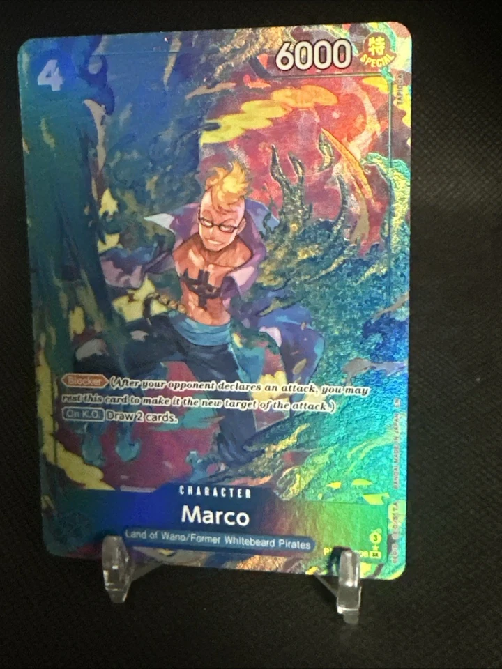 Marco PRB02-008 SR Alternate Art Alt Art One Piece Card Game English - Image 3 of 4