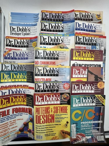 Vintage Dr. Dobb's Journal 1990 To 1997 Approx. 85 Computer Magazines - Picture 3 of 4