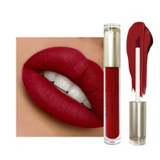 Iilembane Deep Red Matte Liquid Lipstick Long Wear Vegan - Bold Horizon