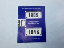 Specialized Auto Parts Inc Houston Texas Catalog 30 1974 Early Ford 1909 - 1948