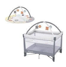 Baby Trend Play Suite 3-in-1 Quick-Fold Playard with Baby Gym - Quartz