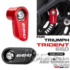 Für Triumph Trident 660 2021-2025 Zubehör Vorne Hinten Rad ABS Sensor Schutz