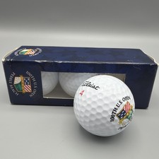 Titleist Golf Balls 100th US Open Pebble Beach 2000 Tiger Woods 3 Ball Set Box
