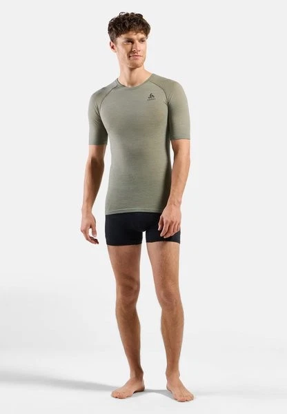 Odlo Performance Wool 140 Funktionsshirt aus Merinowolle vetiver - Image 3 of 4