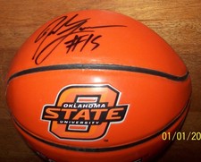 Oklahoma State University John Lucas III Signed Mini Basketball