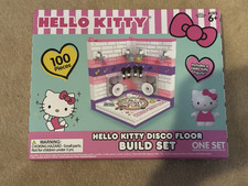 New Hello Kitty Disco Floor 100 Piece Build Set W Hello Kitty Figure